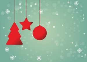 christmas, red, star